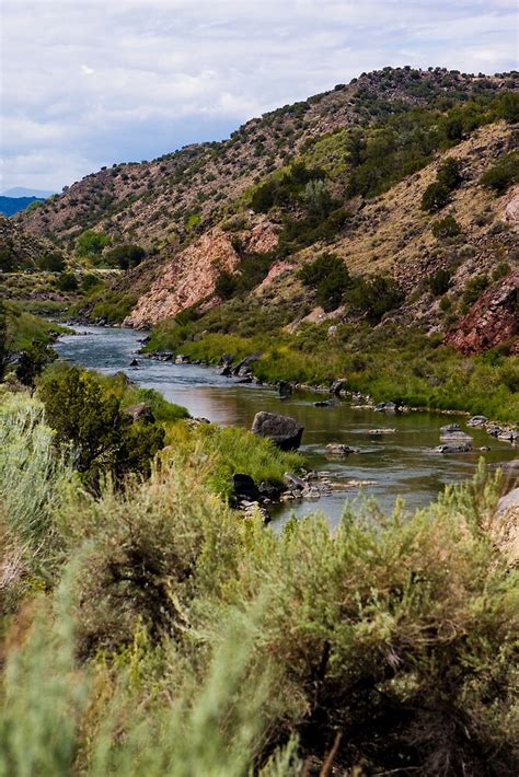 Taos Canyon Rio Grande Valley New Mexico By Tr Ryan Redbubble