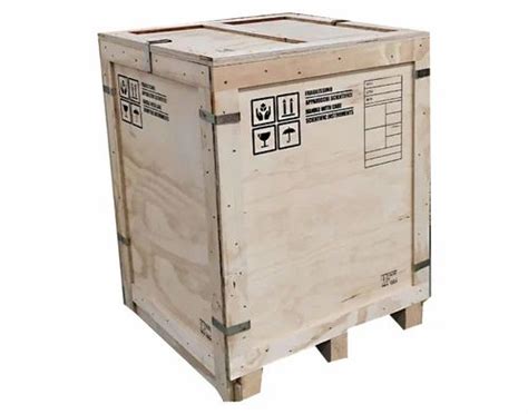 Rubber Wood Industrial Wooden Packaging Box At Rs 350 Cubic Feet In