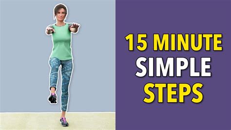 15 Minute Do At Home Walking Workout Simple Steps Youtube