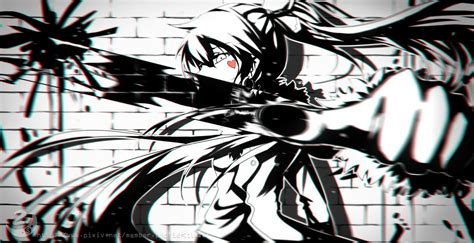 Wallpaper Drawing Illustration Anime Girls Art Sketch Black And