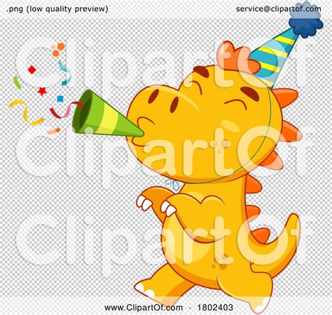 Cartoon Clipart Birthday Dinosaur By Hit Toon 1802403