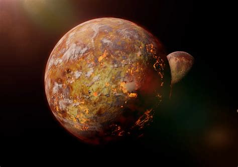 Erd Hnlicher Vulkanischer Planet In Unserer N He Entdeckt