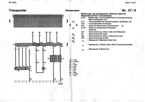 Stromlaufplan Vw T3 Westfalia