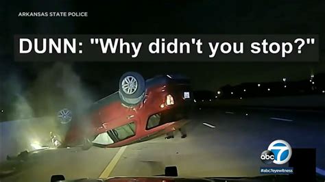 Arkansas State Trooper Causes Pregnant Womans Car To Flip Over Using