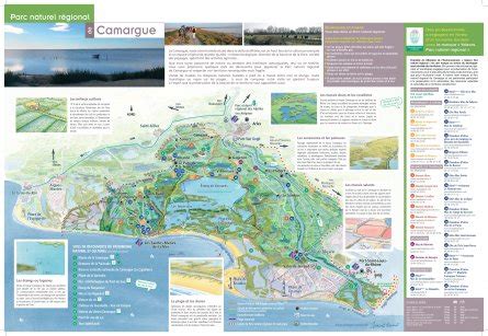 Une Carte Touristique T L Charger Parc Naturel R Gional De Camargue