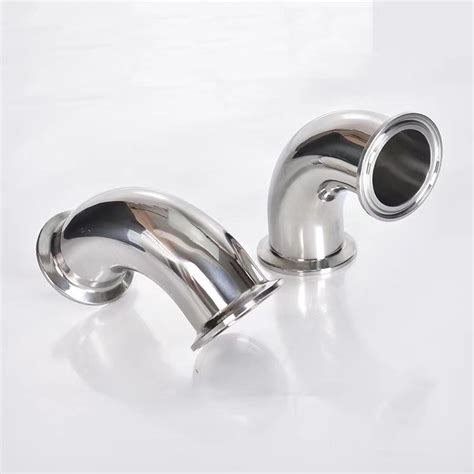 Bstv 3A Standard Sanitary Stainless Steel 90 Degree Clamped Elbow