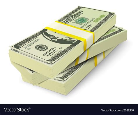 Money stack banknotes concept Royalty Free Vector Image