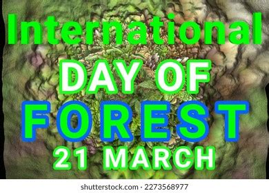 International Day Forests Motivational Inspirational Quotes Stock ...