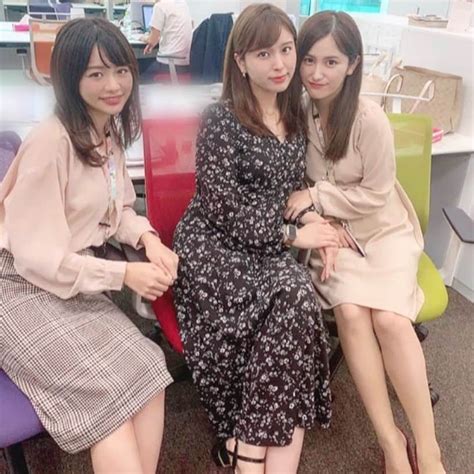 池谷実悠さんのインスタグラム写真 池谷実悠instagram「テレ東アナウンサー 角谷暁子 アナウンサー 森香澄 今日は角谷