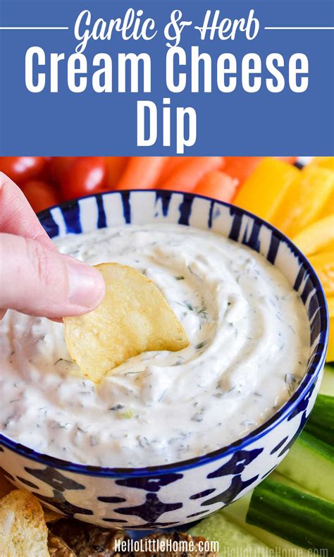 Cream Cheese Dip (Quick + Easy Recipe) | Hello Little Home