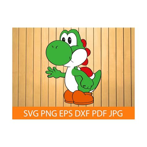 Yoshi SVG PNG PDF Dxf Inspire Uplift