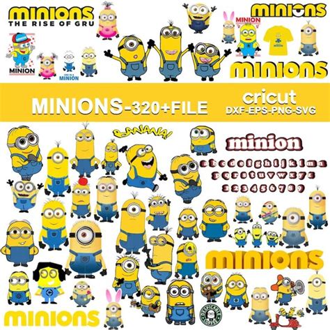 Minions Svg Bundle Despicable Svg Bundle Layered Svg Etsy Australia