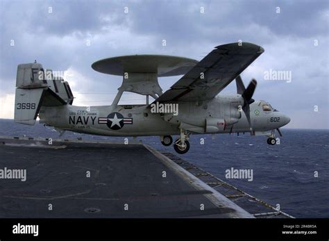 Us Navy An E C Hawkeye Assigned To Carrier Airborne Early Warning