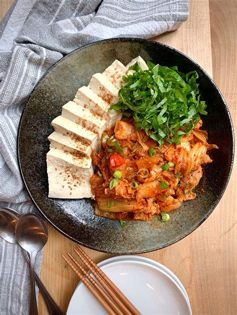 Stir Fried Kimchi With Tofu Dubu Kimchi ⋆ Seasoned By Jin