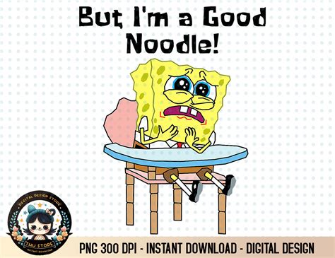 Mademark X Spongebob Squarepants But I Am A Good Noodle Sp Inspire