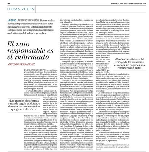 El Voto Responsable Es El Informado