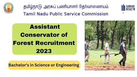 TNPSC Assistant Conservator Of Forest Recruitment 2023 Detailed