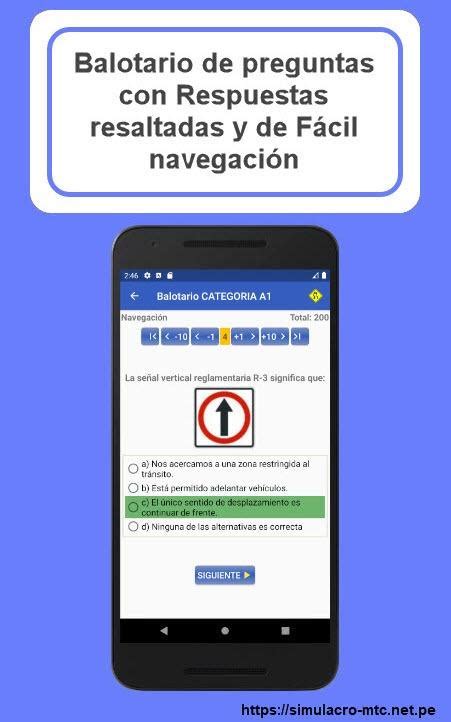 Android Simulacro Mtc Examen De Reglas