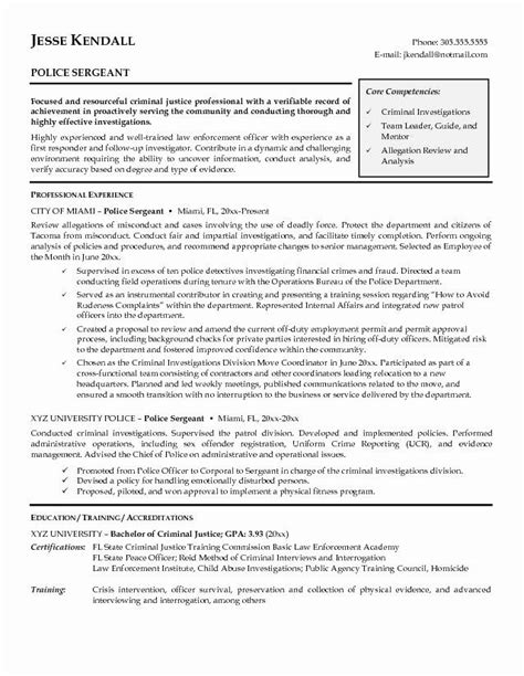 25 Law Enforcement Supervisor Resume Examples That You Can Imitate