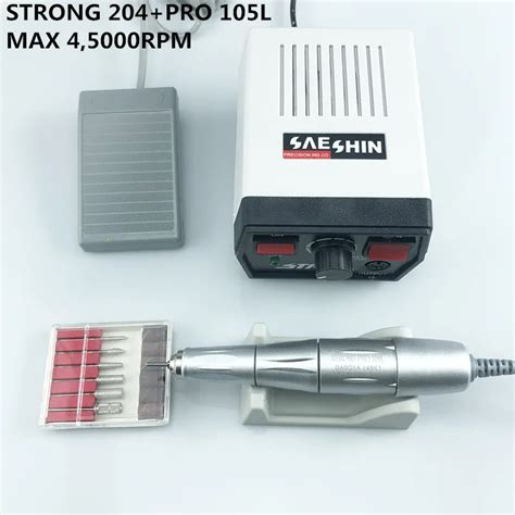 W Rpm Strong Silver Pro L Electric Nail Drills Machine