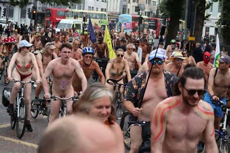 In Pictures Brighton Naked Bike Ride