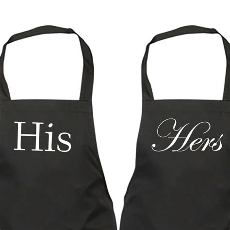 His And Hers Aprons Etsy