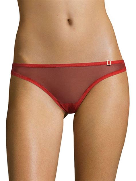 La Perla Slip Donna Bikini Bottom In Red Lyst