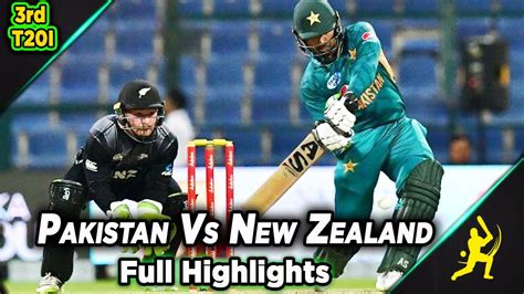 Pakistan Vs New Zealand Rd T I Full Highlights Pcb Ma F Youtube