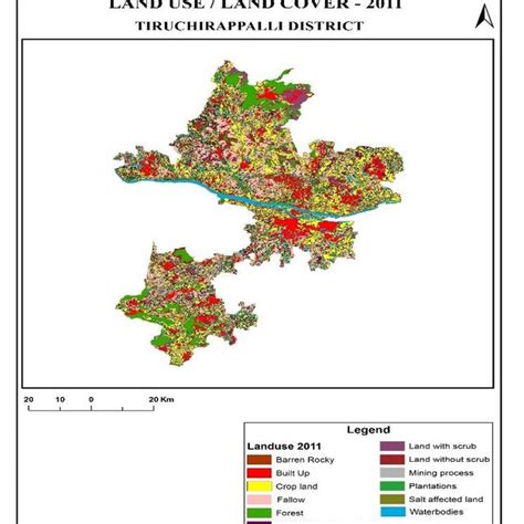 Study Area Map of Tiruchirappalli District and Blocks. | Download ...