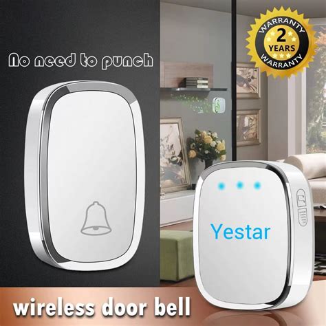 Jual Bel Rumah Wireless Door Bell Ac Waterproof Pintu Recevier