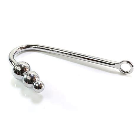 Anal Butt Plug Ball Hook Metal Anus Dildo Stainless Steel For Couple