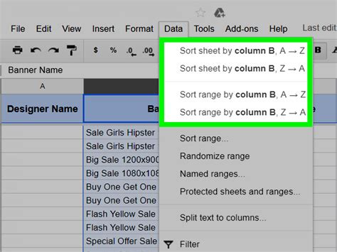 Formas De Ordenar Alfab Ticamente En Google Docs