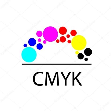 Cmyk Dibujo Logo Concepto Identidad Cmyk Para El Negocio De Servicios