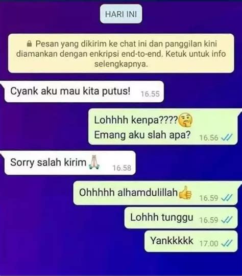 Chat Lucu Alasan Orang Diputusin Ini Bikin Ketawa Tapi Nggak Tega