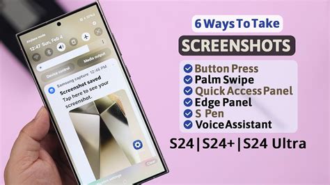 6 Ways How To Screenshot On Samsung Galaxy S24 Ultra YouTube