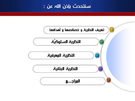 نظريات التعلم في النموذج السلوكي و المعرفي و البنائي