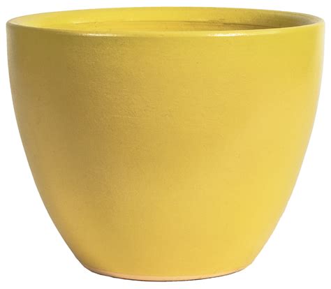 Athens Pot Soft Yellow Burleypottery