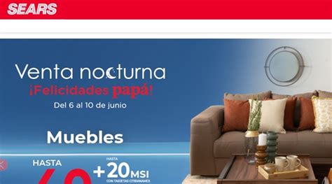 Sears Folleto De Promociones 1er Quincena Junio 2024 Venta Nocturna