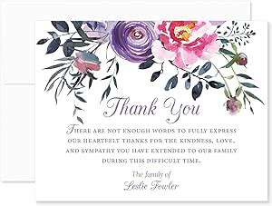 Amazon Hello Love Goods Sympathy Thank You Acknowledgement Cards