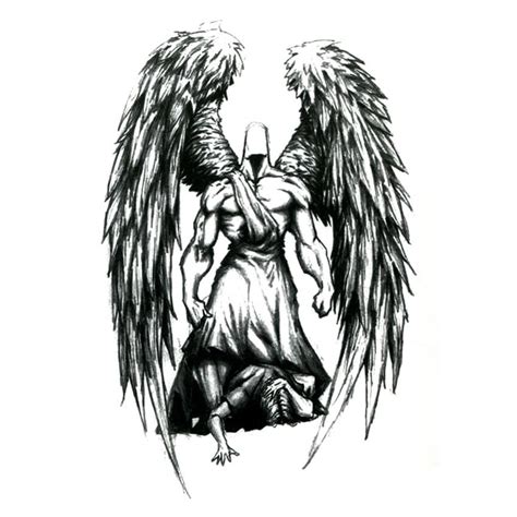 Male Guardian Angel Tattoo