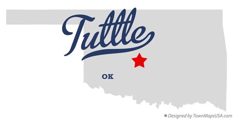 Map of Tuttle, OK, Oklahoma