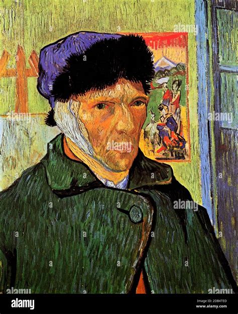 Vincent Van Gogh with Bandaged Ear Stock Photo - Alamy