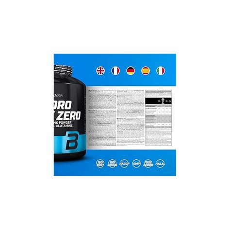 Hydro Whey Zero Protéine hydrolysée sans gluten ni lactose