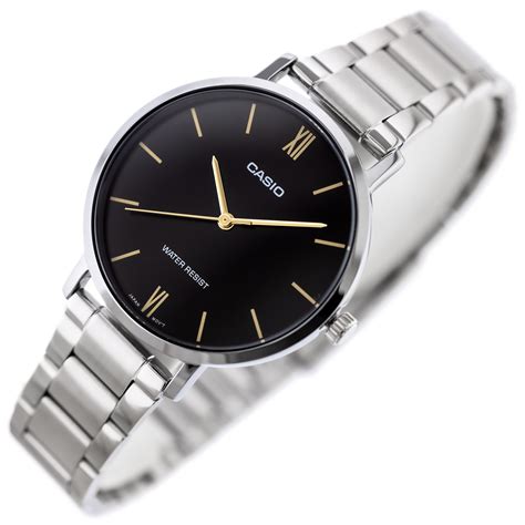 ZEGAREK DAMSKI CASIO LTP VT01D 1B KLASYKA BOX Srebrny Zegarki