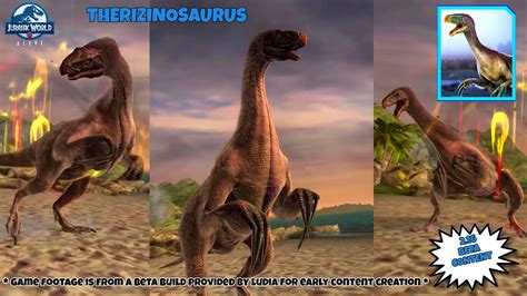 THERIZINOSAURUS LEVEL 30 FIRST LOOK PVP All New Jurassic World