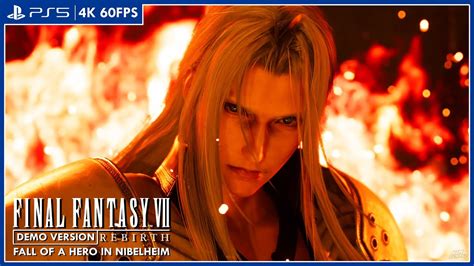 Final Fantasy VII Rebirth PS5 Fall Of A Hero In Nibelheim 60FPS