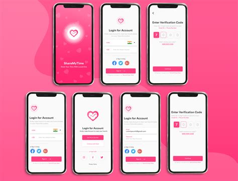 Dating App Ui Design Templates