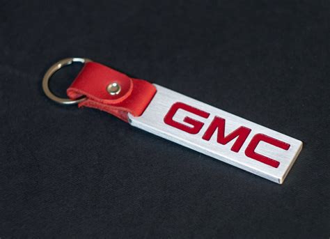 Gmc Aluminium Keychain Individual Personalized Keychains Etsy