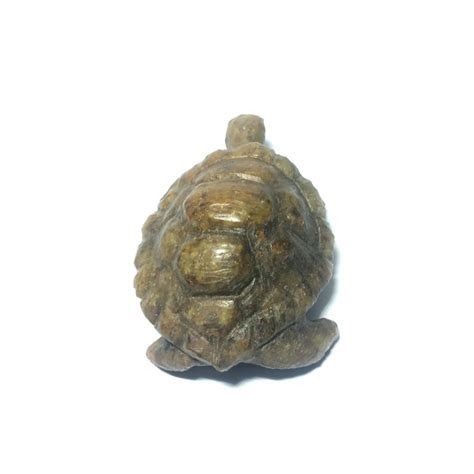 Tortue en Serpentine du Zimbabwe 90 g Lithothérapie Dans les Yeux