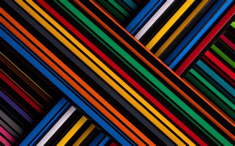 Download wallpapers colorful lines, 4k, android, creative, weave ...